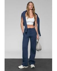 Grimelange - Mid Waist Wide Leg Joggers - Lyst
