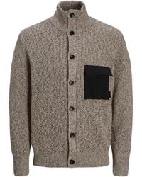 Jack & Jones - Jcomace Knit Cardigan - Lyst