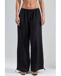 Busem - Elastic Waist Pants With Tie Detail - Lyst