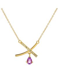 Orphelia - 'Charlotte' Damen 925 Sterling Silber Set: Halskette + Ohrringe + Ring - Lyst