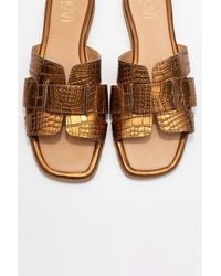 Forever & Always Shoes - Notre Leder Slide Sandale - Lyst