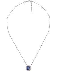 Orphelia - 'Jackie' 925 Sterling Chain With Pendant - Lyst