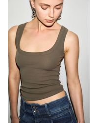 Grimelange - Sleeveless Round Neck Tank Top - Lyst