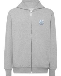 Philipp Plein - Hoodie Sweatjacket Ls Iconic Plein - Lyst