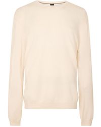 BOSS - Crew Neck Regular Sweatshirt Met Lange Mouwen - Lyst