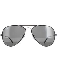 Ray-Ban - Aviator Polished/ Polarized 3025 Sunglasses Metal - Lyst