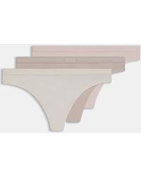 BOSS - 3 Pack Of Logo Waistband Thongs - Lyst