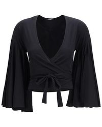 Jacquemus - Zwarte Katoenen Overhemd - Lyst