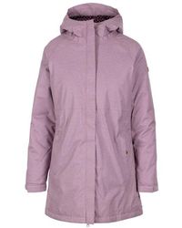 Trespass - Ladies Wintertime Waterproof Jacket (Rose Tone) - Lyst