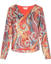 Usha - Bluse Damen Mehrfarbig - Lyst