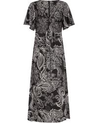 Dreimaster - Jurk Zwart Wit - Lyst