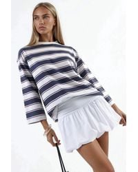 Busem - Hoge Taille Mini Schaatjesrok - Lyst