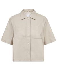 co'couture - Blouse Korte Mouw 45052 Gitt - Lyst