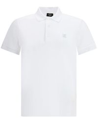 Fendi - Witte Katoenen Poloshirt - Lyst