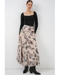 Bigdart - High Waist Paisley Maxi Skirt - Lyst