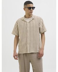 Jack & Jones - Jorsummer Luke Texture Resort Shirt - Lyst