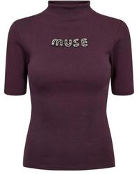 Cph Muse - Cmsiv Tee Plum Perfect - Lyst