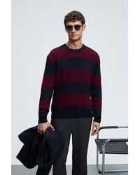 Grimelange - Striped Crew Neck Jumper - Lyst