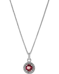 Orphelia - 'Bristol' 925 Sterling Pendant With Chain - Lyst