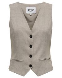 ONLY - Onllinda Sl Mel Fitted Vest Cc Tlr Melee - Lyst