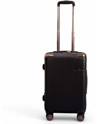 Infinity Leather - Hard Shell Cabin 55 X 36 X 22 Cm Pc Suitcase Luggage Suitable For Easyjet, Ryanair - Lyst