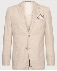 BLUE INDUSTRY - Het Colbert Met Microdessin - Lyst