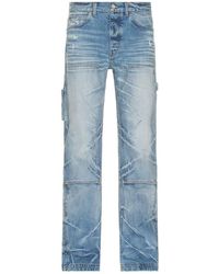 Amiri - Straight Fit Carpenter Faded Jeans Cotton - Lyst