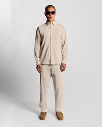 Lyle & Scott - Fine Rib Corduroy Trousers - Lyst