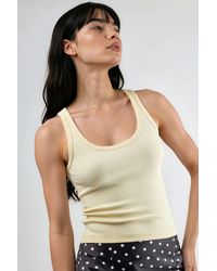 Busem - Sleeveless U Collar Modal Cotton Tank Top - Lyst
