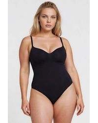 Hiccup - Premium Seamless Adjustable Strap Brief Bodysuit Shapewear - Lyst