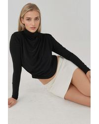 Hiccup - Elegant Soft Touch Long Sleeve Knitted Top - Lyst