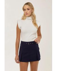 Hiccup - Belted Mini Skorts - Lyst