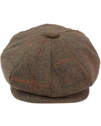 Infinity Leather - Peaky Blinders Herringbone Flat Hat - Lyst
