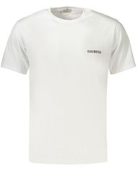 Bikkembergs - Witte Katoenen T-Shirt Voor Mannen - Lyst