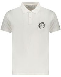Trussardi - Witte Katoenen Polo - Lyst