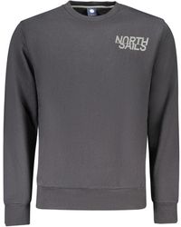 North Sails - Schwarzes Baumwoll Herren Sweatshirt - Lyst