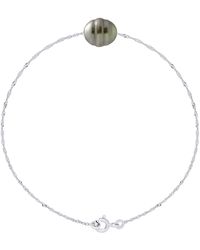 Ateliers Saint Germain - Bracelet Real Cultured Tahiti Pearl Circled 9-10 Mm - Lyst
