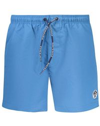 North Sails - Blu Polyester Mannen Zwem Boxer - Lyst