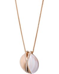 Orphelia - 'Moragene' 925 Sterling Chain With Pendant - Lyst
