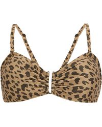 Regatta - Ladies Aceana Iii Leopard Print Bikini Top (Multicoloured) - Lyst