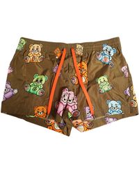 Dolce & Gabbana - Bruine Teddybeer Shorts Badkleding - Lyst