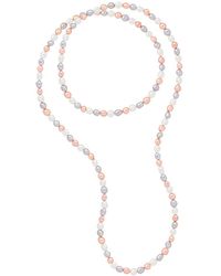 Ateliers Saint Germain - Long Necklace Opera Of Real Cultured Freshwater Pearls Baroque 8-9 Mm - Lyst