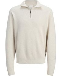 Jack & Jones - Trui 12259664 Milano-Cloud Dancer - Lyst