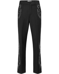 Philipp Plein - Loose Fit Trousers Texas Studs - Lyst