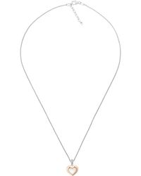 Orphelia - 'Debby' 925 Sterling Chain With Pendant - Lyst