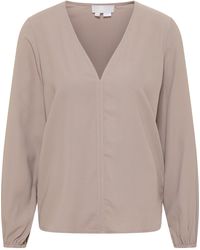 RISA - Klassieke Blouse Met Lange Mouwen Lymoa - Lyst