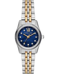 Michael Kors - Mk4865 Lexington Dial Ladies Two-Tone Watch - Lyst