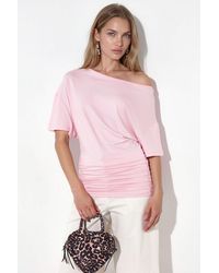 Busem - Boothals Jersey Blouse - Lyst