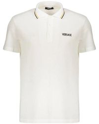 Versace - Witte Katoenen T-Shirt - Lyst