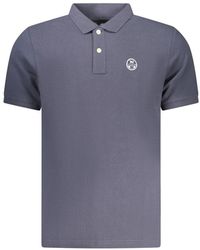 North Sails - Blauwe Katoenen Polo - Lyst